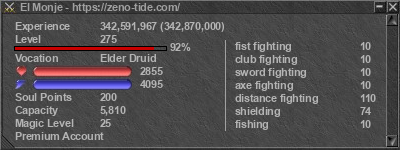 Signature for player El Monje