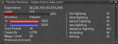 Signature for player Flecha Verdosa