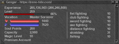 Signature for player Gengar