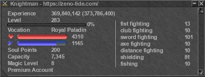 Signature for player Knightman