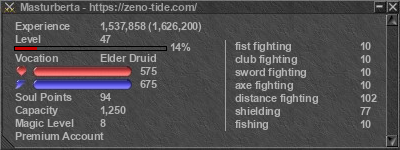 Signature for player Masturberta