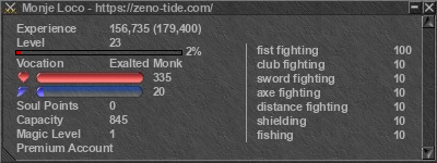 Signature for player Monje Loco