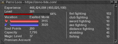 Signature for player Perro Loco