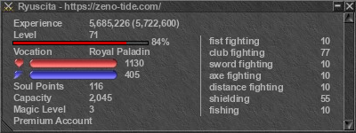 Signature for player Ryuscita