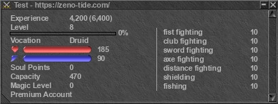 Signature for player Test